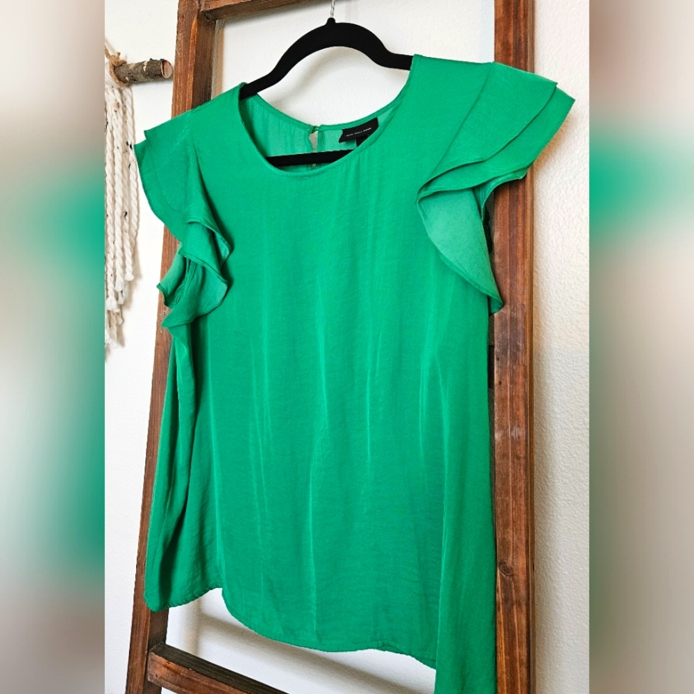 Who What Wear Grewn Women's blouse